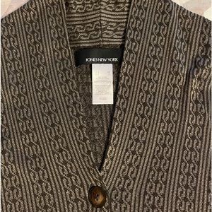 Jones New York Button-Down Cardigan